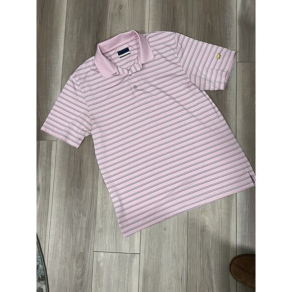 Mens Coral Pink Jack Nicklaus Polo Shirt Golf Short Sleeve Size L Large #166-H - Picture 2 of 4